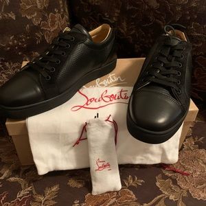 Christian Louboutin Louis Junior Leather Sneaker
